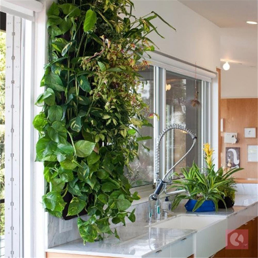 Grow Bags - 1Pcs Felt Wall Hanging Plant Bag