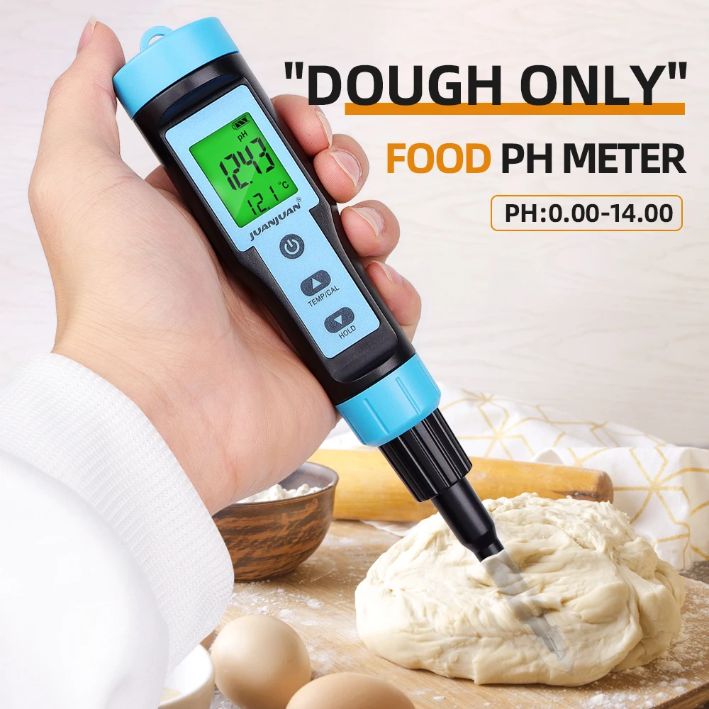 Soil Ph Meter - Food PH Meter with Stainless Steel