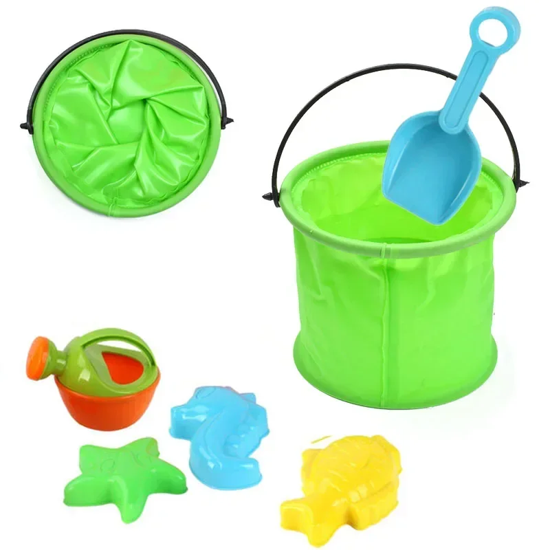 Beach Sand Bucket Toy  Collaps - Gardening Tools Kids Set ulasan dan harga