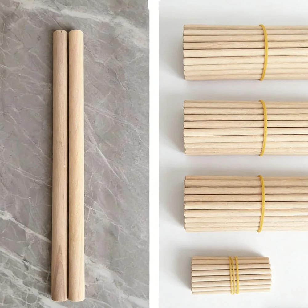 6mm Solid Round Wood  50-400mm - Gardening Tools Used ulasan dan harga