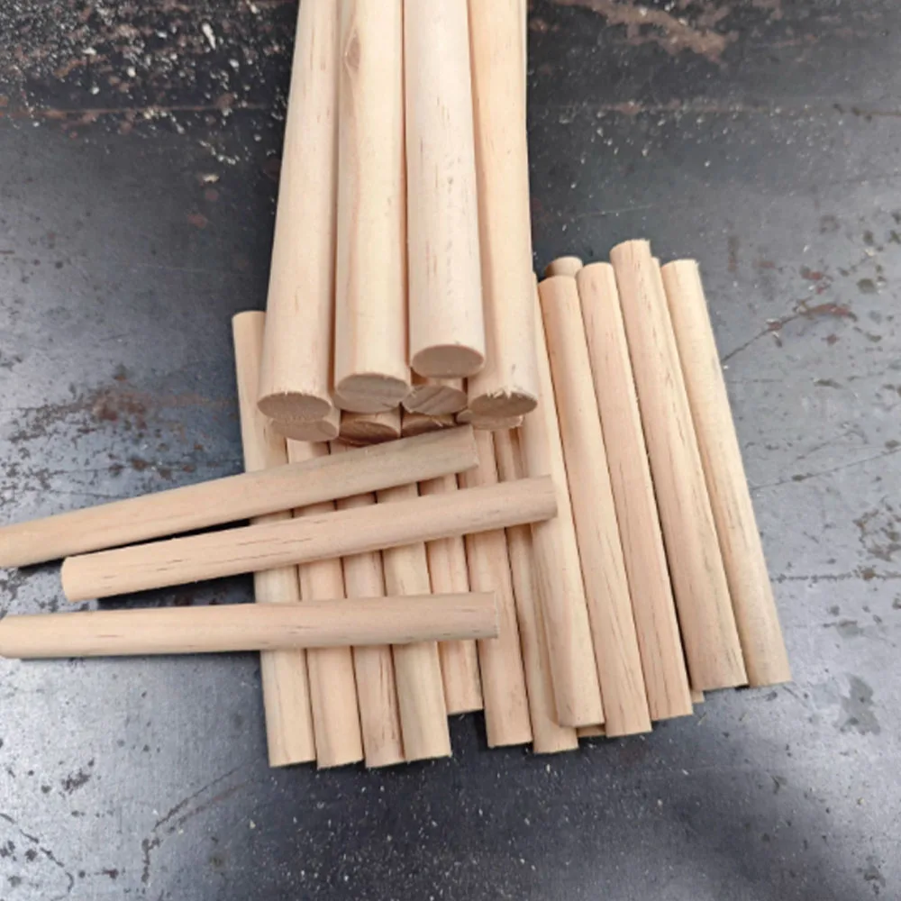 6mm Solid Round Wood  50-400mm - Gardening Tools Used ulasan dan harga