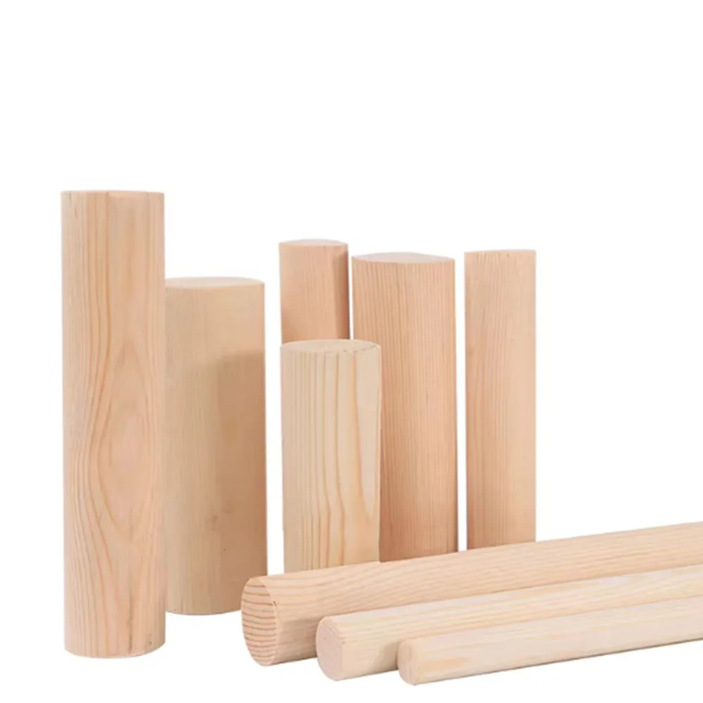 6mm Solid Round Wood  50-400mm - Gardening Tools Used ulasan dan harga