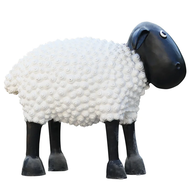 Cartoon sheep sculpture outdoo - Gardening Tools Cartoon ulasan dan harga