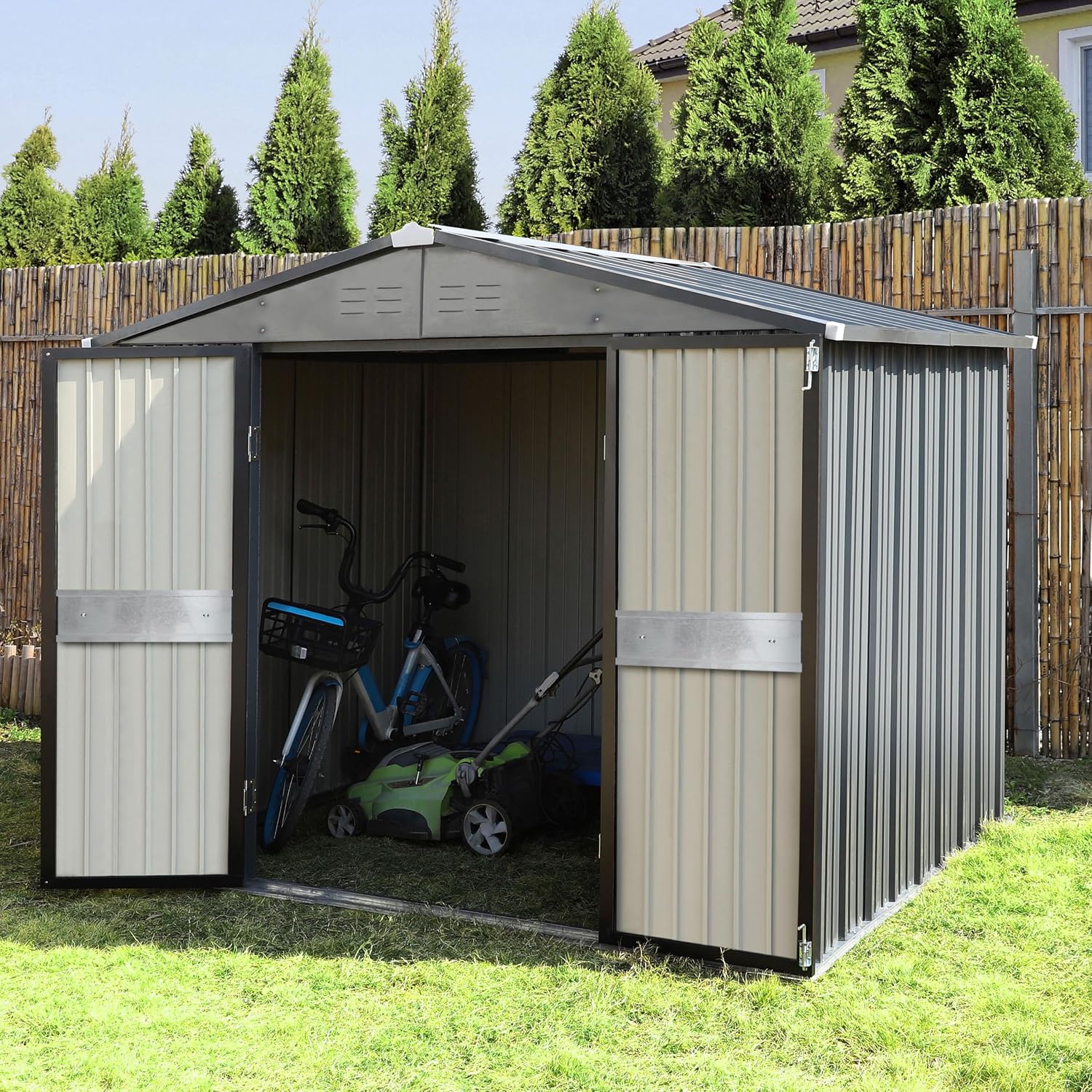10' x 10' Outdoor Storage Shed - Gardening Tool ulasan dan harga