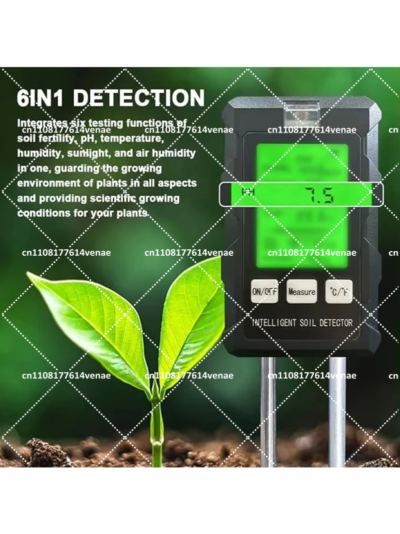 6-in-1 Soil Test Kit, pH Moist - Soil Ph Meter ulasan dan harga