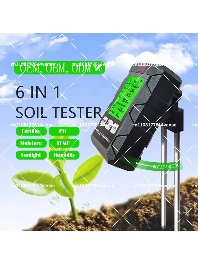 6-in-1 Soil Test Kit, pH Moist - Soil Ph Meter ulasan dan harga