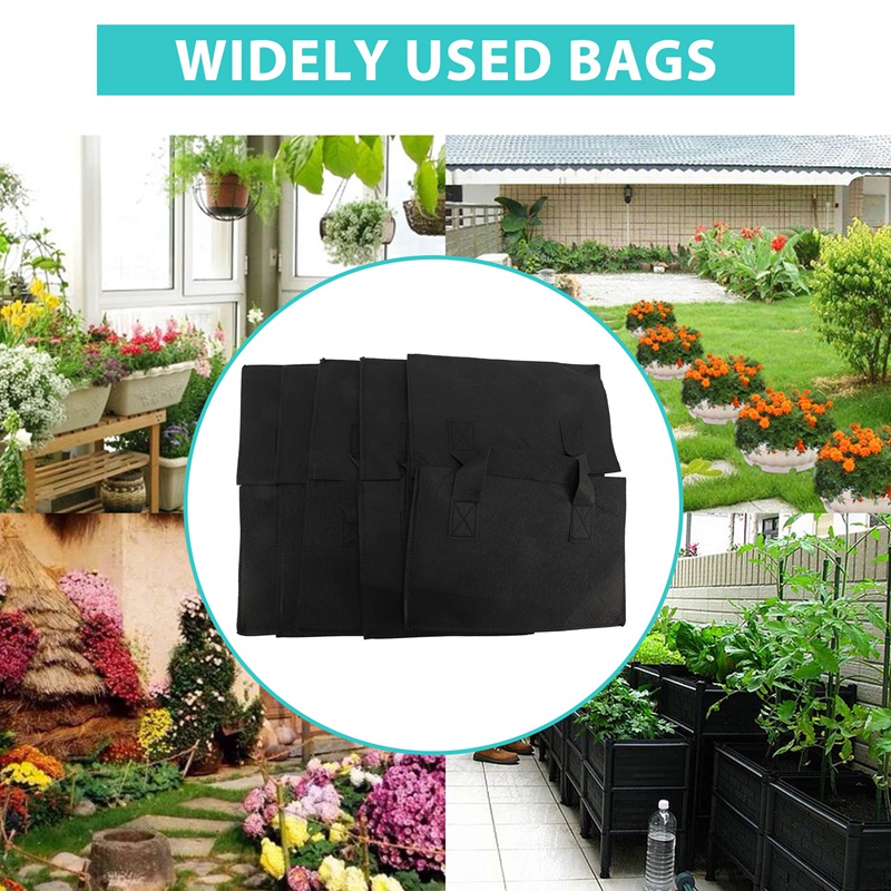 5 Pack Fabric Raised Garden Be - Grow Bags ulasan dan harga