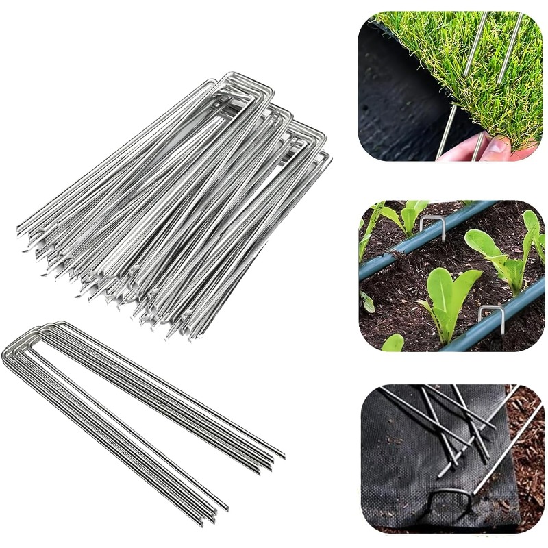 10 Pcs U-shaped Garden Nails A - Gardening Tools Used ulasan dan harga