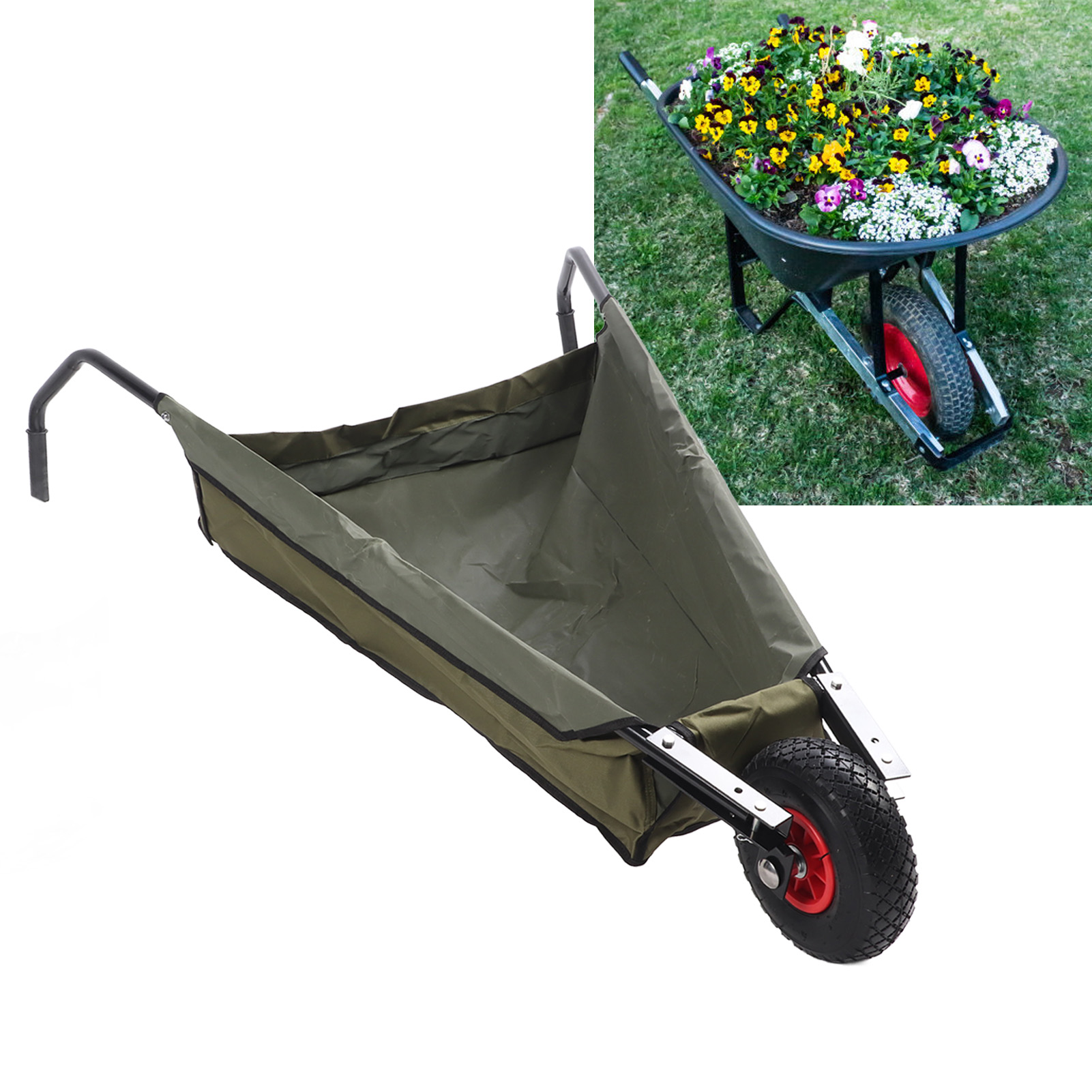 Garden Wheelbarrow Collapsible - Grow Bags ulasan dan harga