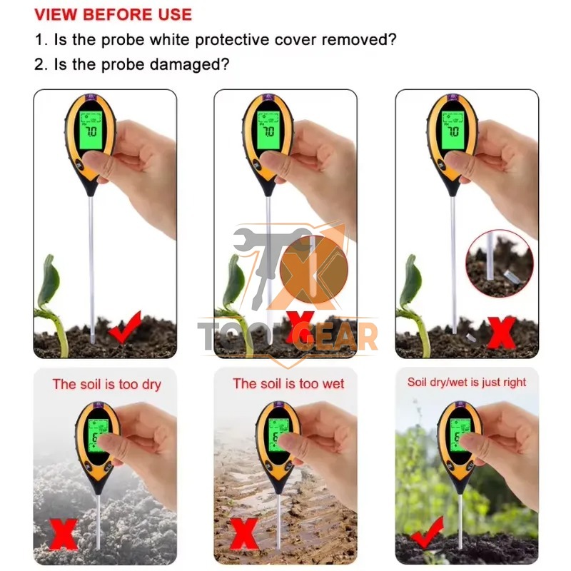 2026hotsale* 4 in 1 Soil PH Me - Soil Ph Meter ulasan dan harga