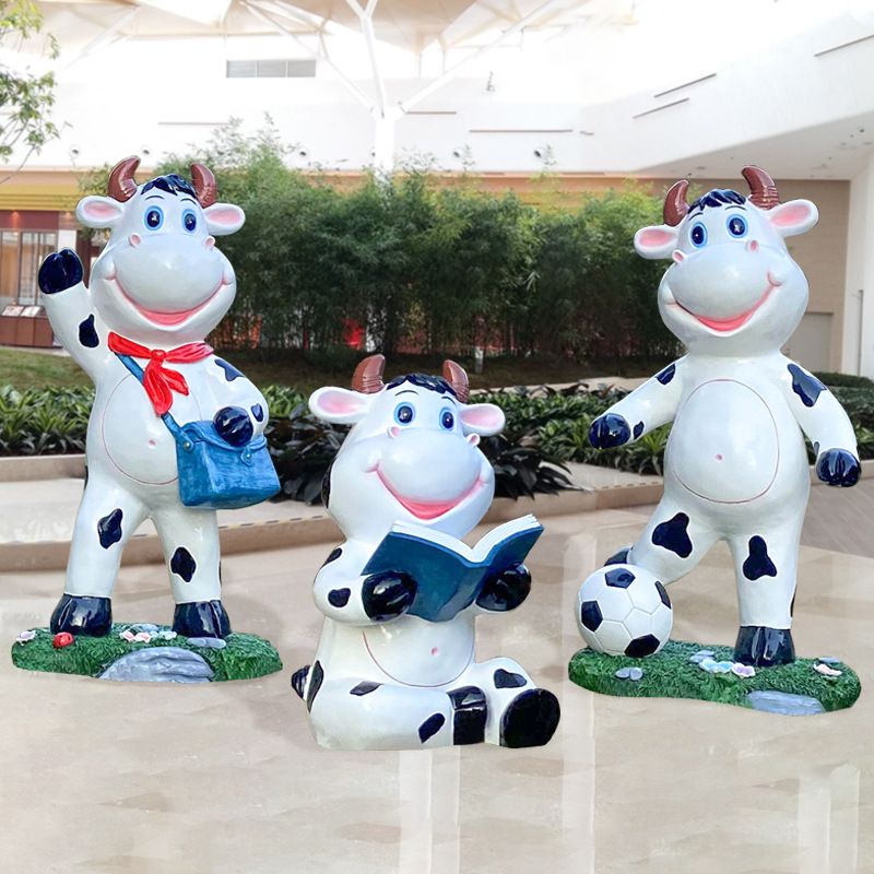 Outdoor, cartoon, cow sculptur - Gardening Tools Cartoon ulasan dan harga