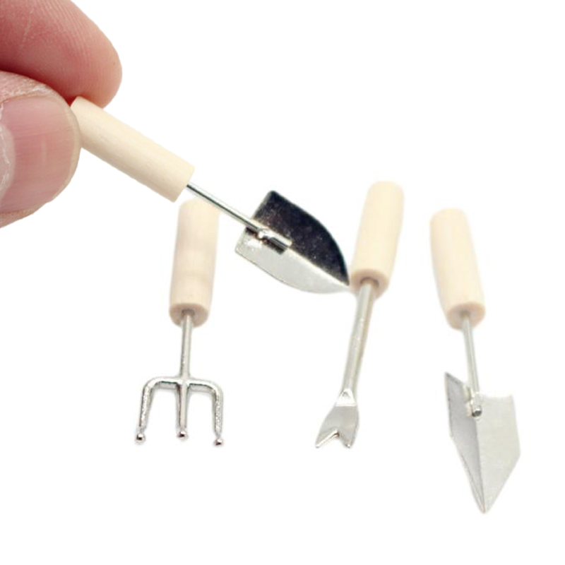 1:12 Dollhouse Miniature Garde - Gardening Tools Watering Can ulasan dan harga