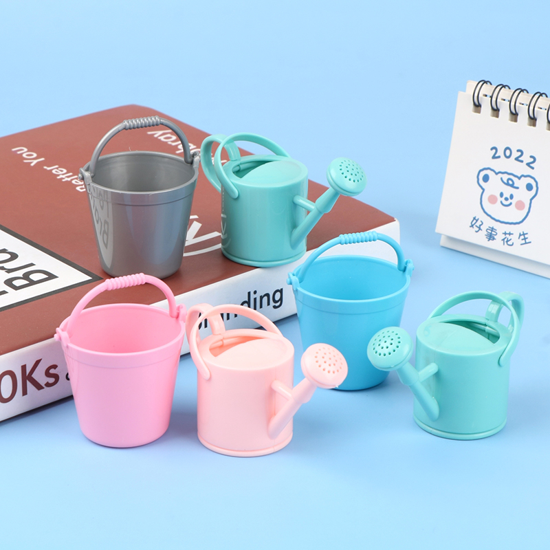 【CPI】1Set Dollhouse Miniature  - Gardening Tools Watering Can ulasan dan harga
