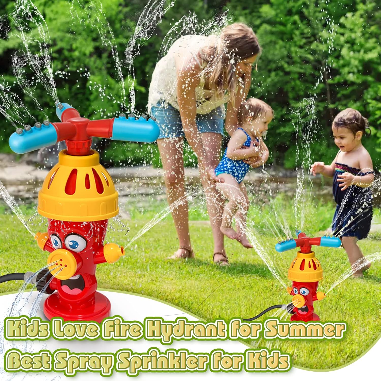 Hydrant Sprinkle Water Spray T - Gardening Tools Cartoon ulasan dan harga