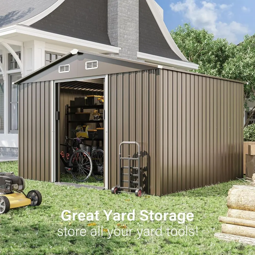 10T x 8T Outdoor Metal Storage - Gardening Tool ulasan dan harga