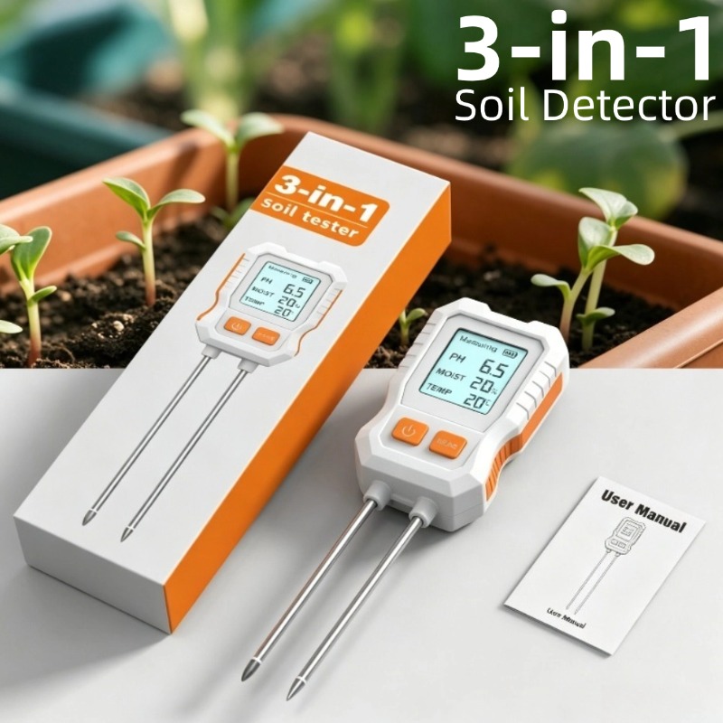 3-in-1 Digital Soil Tester wit - Soil Ph Meter ulasan dan harga