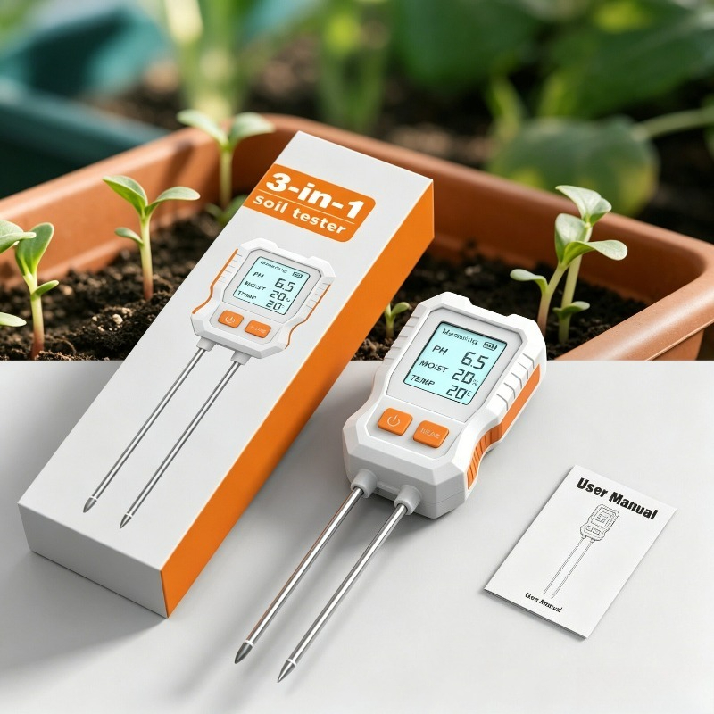 3-in-1 Digital Soil Tester wit - Soil Ph Meter ulasan dan harga