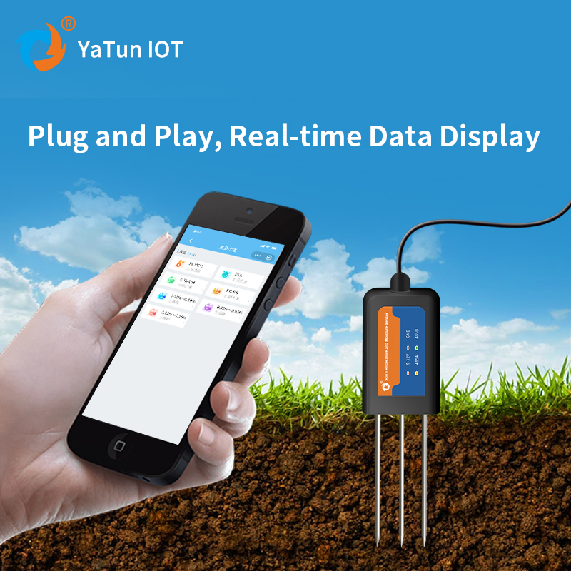 IOT 4G Farming Digital Soil Np - Soil Ph Meter ulasan dan harga