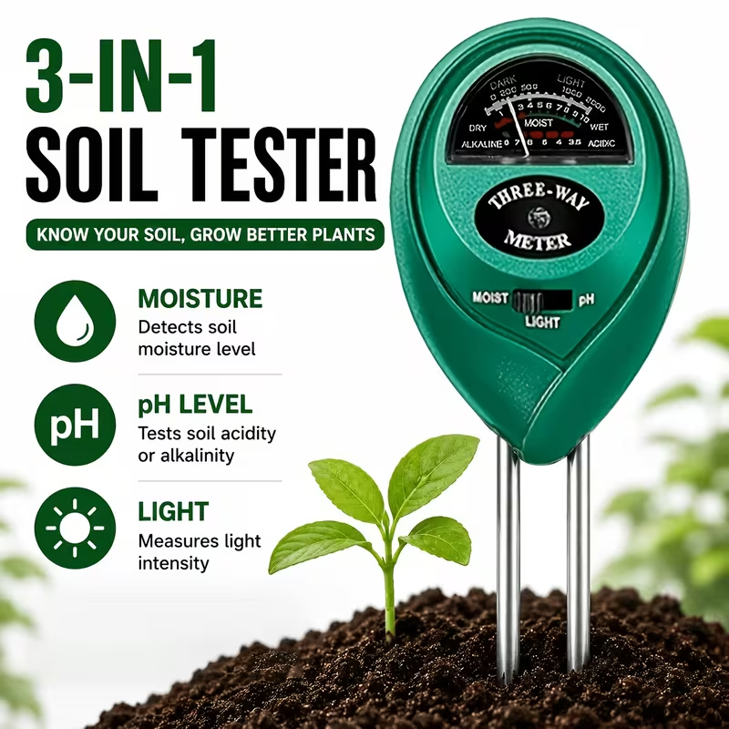 3-in-1 Soil Tester (Moisture,  - Soil Ph Meter ulasan dan harga