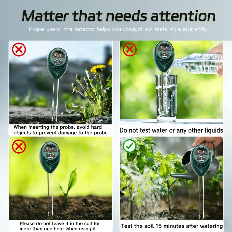 3-in-1 Soil Tester (Moisture,  - Soil Ph Meter ulasan dan harga