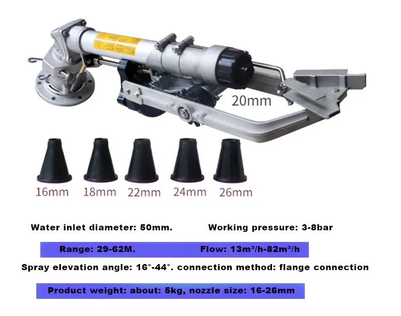 Sprinkler Gun Agriculture Irri - Gardening Tools Big ulasan dan harga