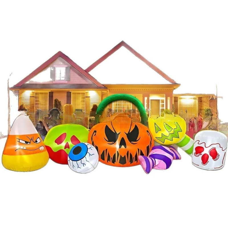 Halloween inflatable pumpkin c - Gardening Tools Cartoon ulasan dan harga