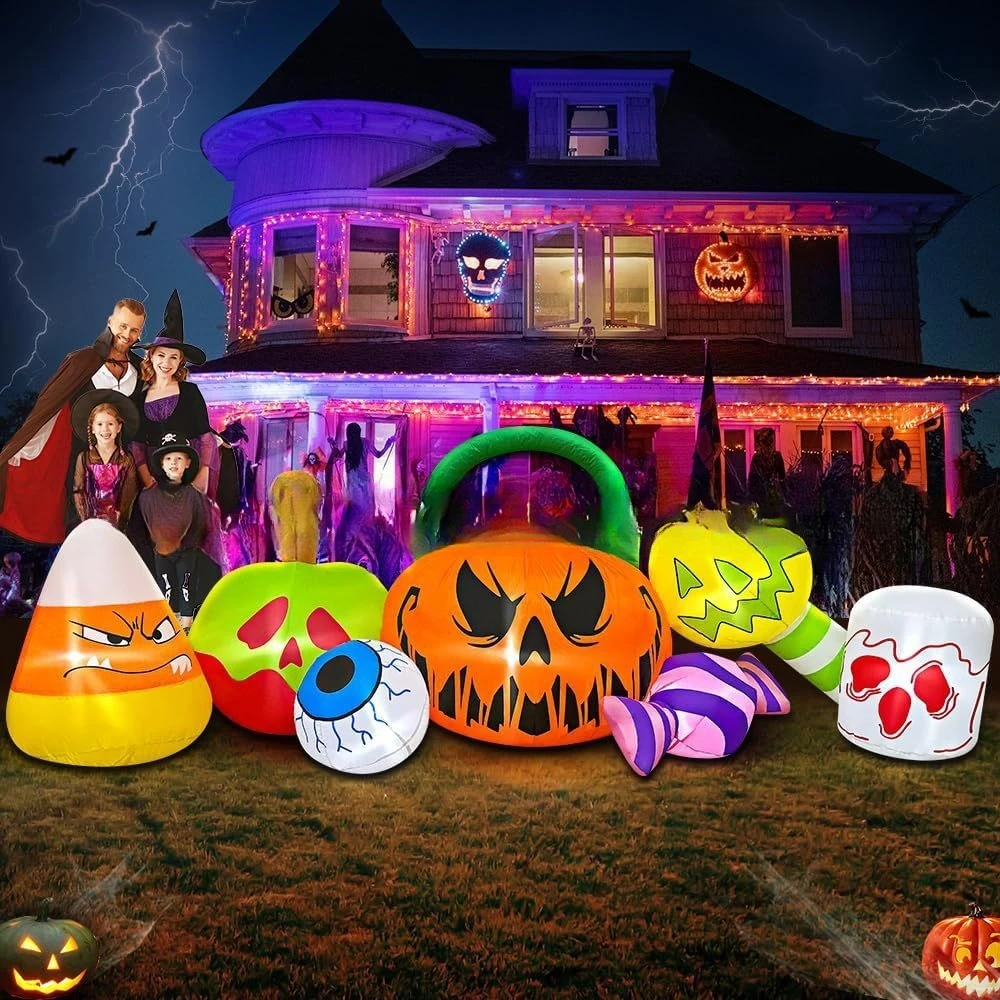 Halloween inflatable pumpkin c - Gardening Tools Cartoon ulasan dan harga