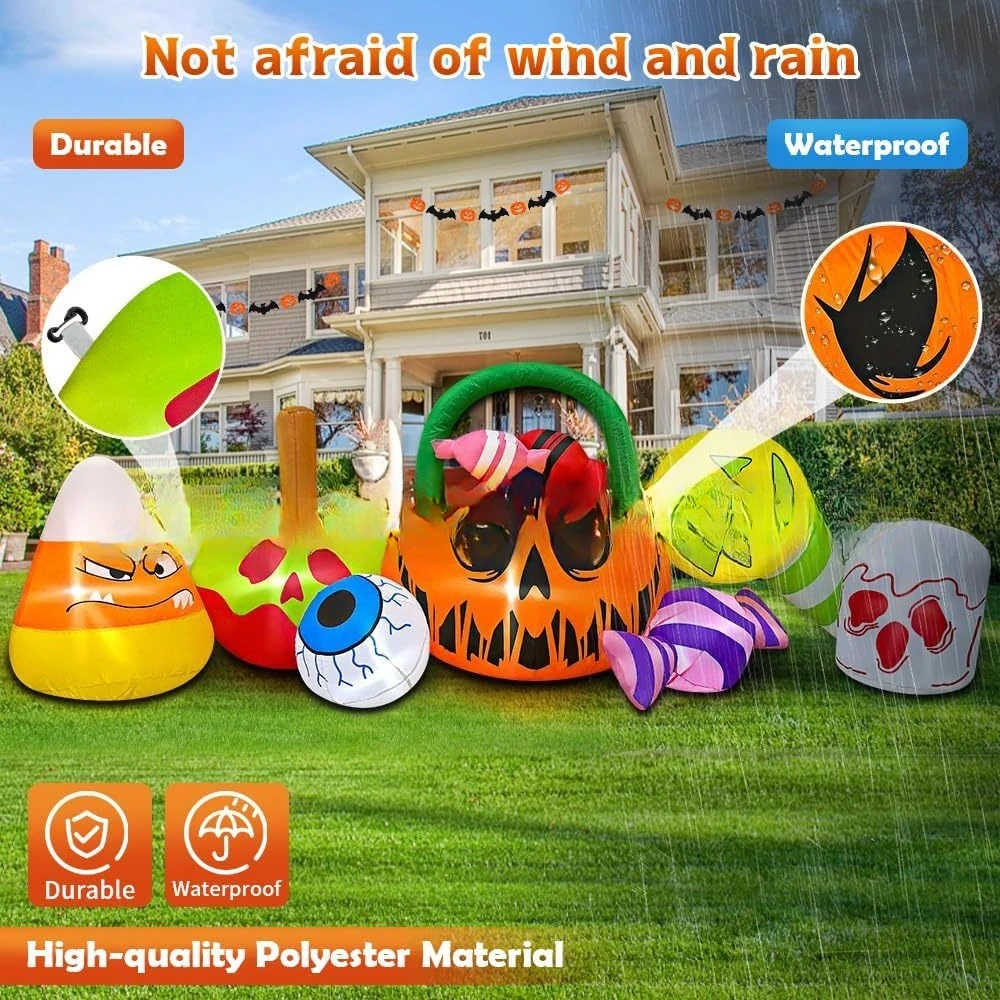 Halloween inflatable pumpkin c - Gardening Tools Cartoon ulasan dan harga