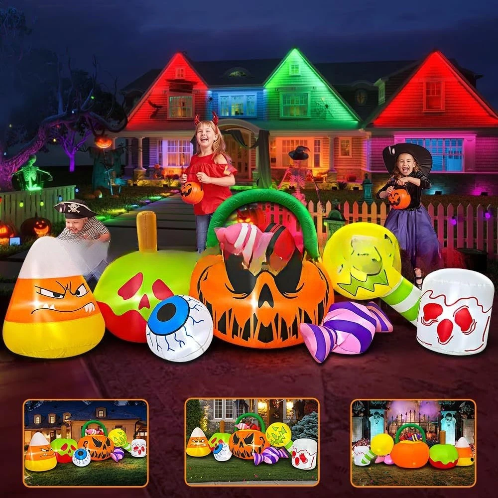 Halloween inflatable pumpkin c - Gardening Tools Cartoon ulasan dan harga