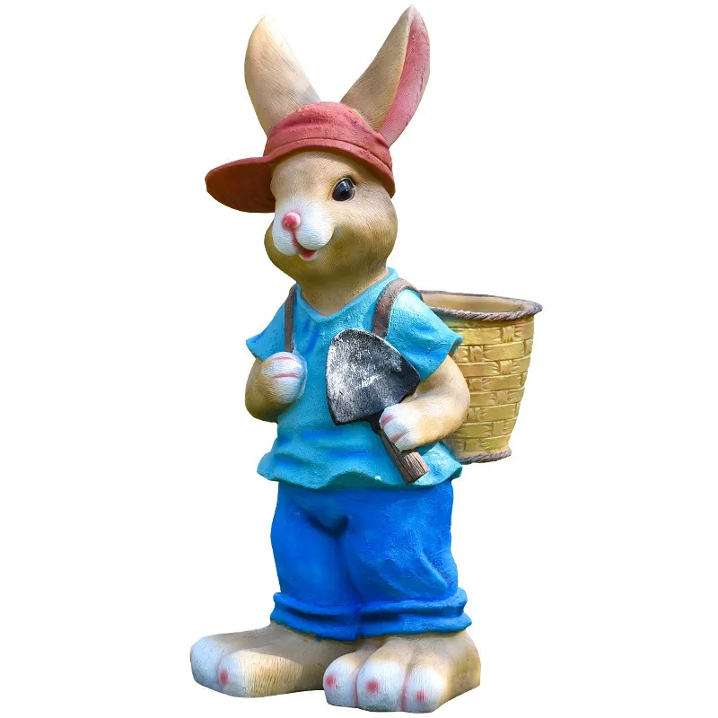 Cartoon rabbit flower pot tank - Gardening Tools Cartoon ulasan dan harga