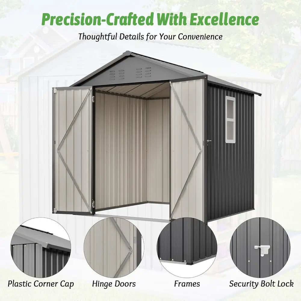 6x6 Galvanized Steel Outdoor S - Gardening Tool ulasan dan harga